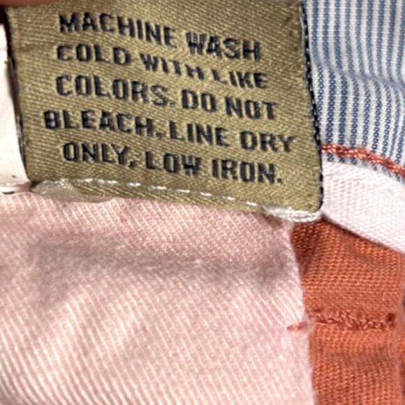 Bills Khakis Mens 100% Cotton Weathered Nantucket Red Slim Fit Size 36 x 32 - Picture 6 of 7